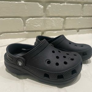 Crocs Size 9 Toddler - Black